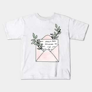 plant mail watercolor Kids T-Shirt